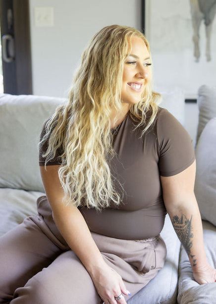 Core Seamless Tee by Lily & Lottie product view