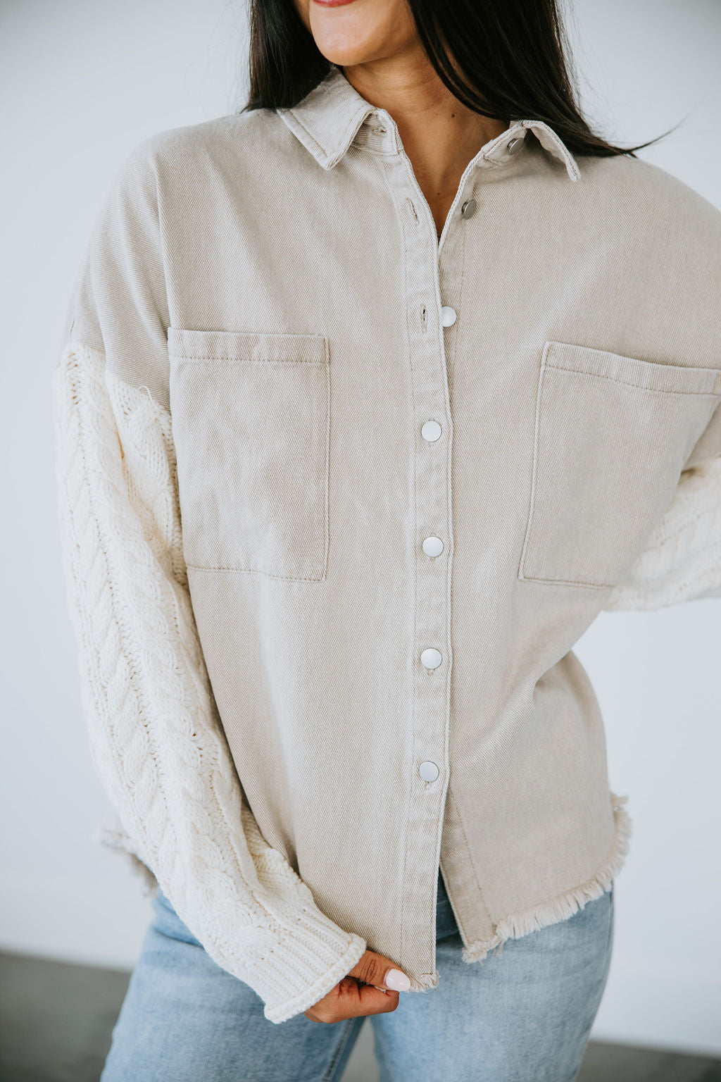 image of Fae Button Down Shacket