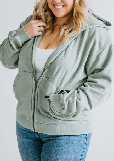 Gavin Full Zip Hoodie by Lily & Lottie