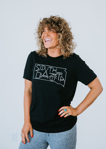 South Dakota Outline Tee