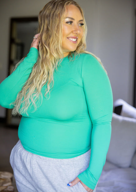 Kara Seamless Crew by Lily & Lottie product view