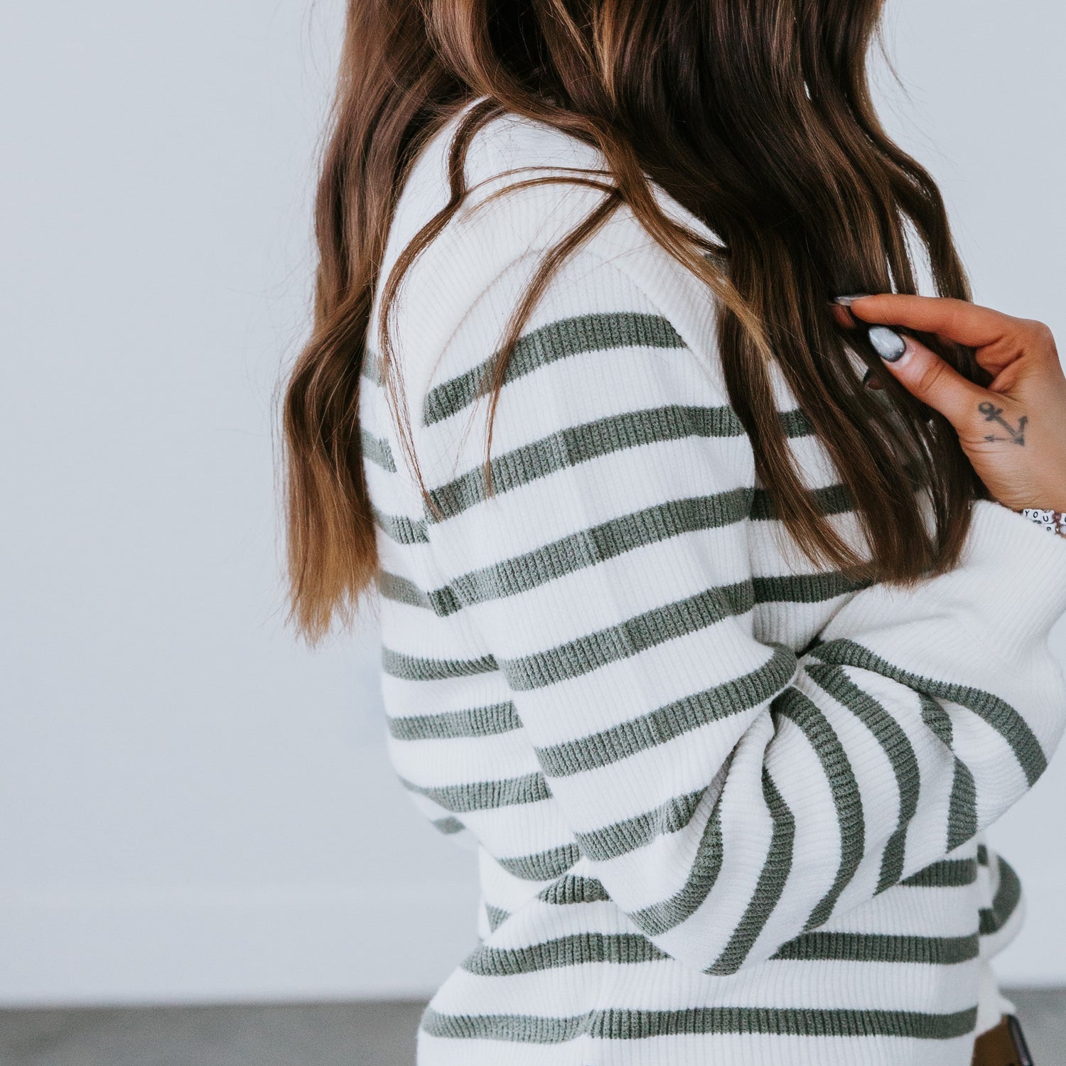 Selena Striped Pullover