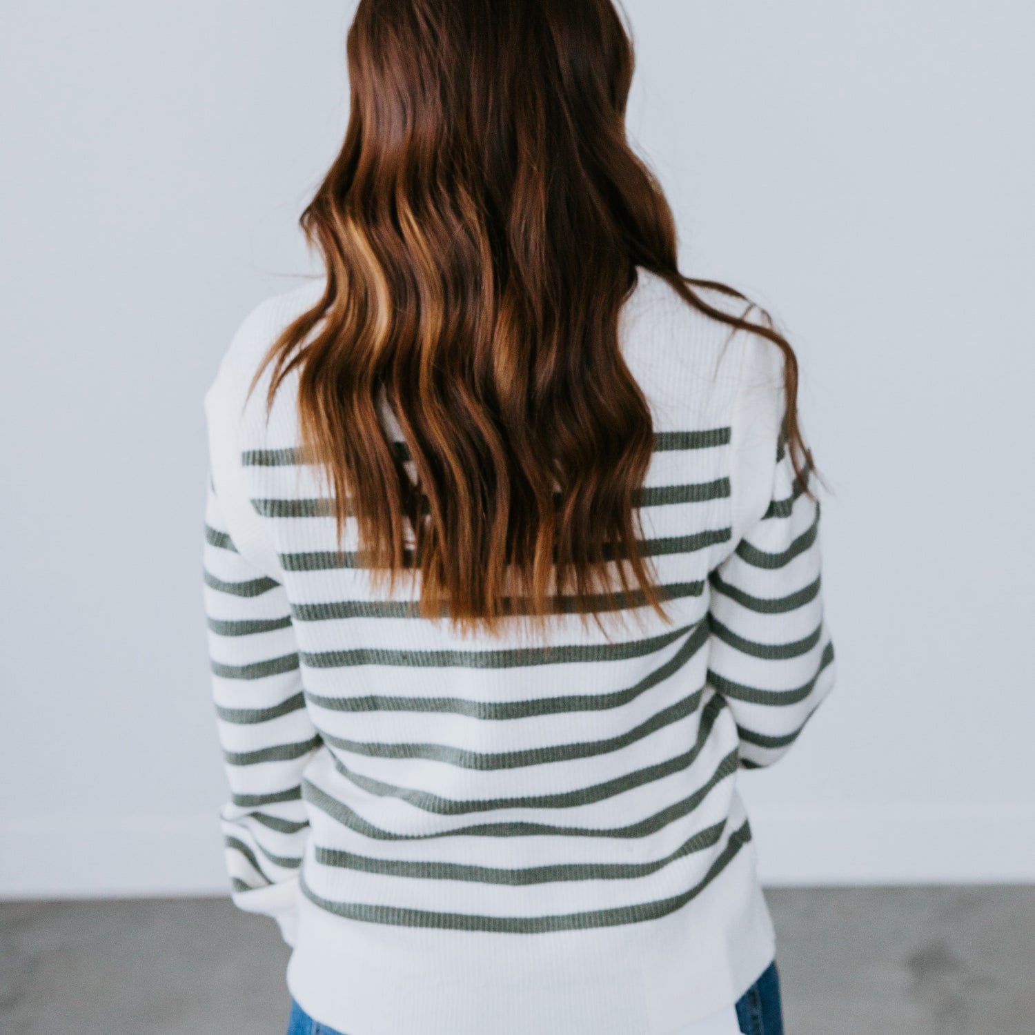 Selena Striped Pullover