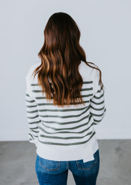 Selena Striped Pullover