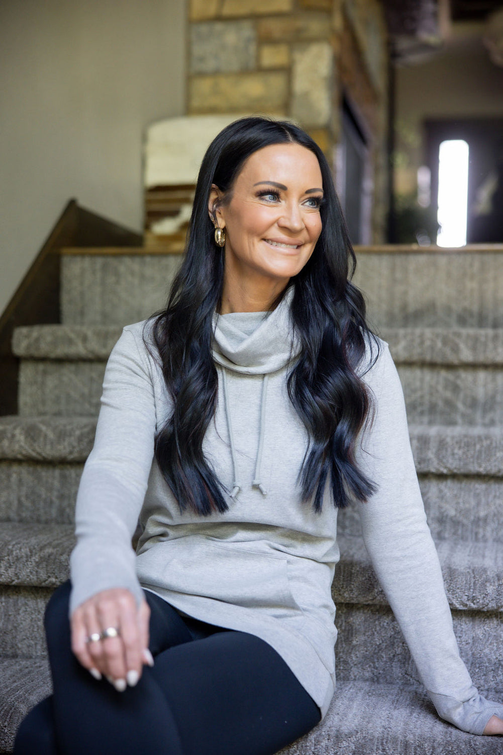 Dreamknit Cowl Neck Pullover