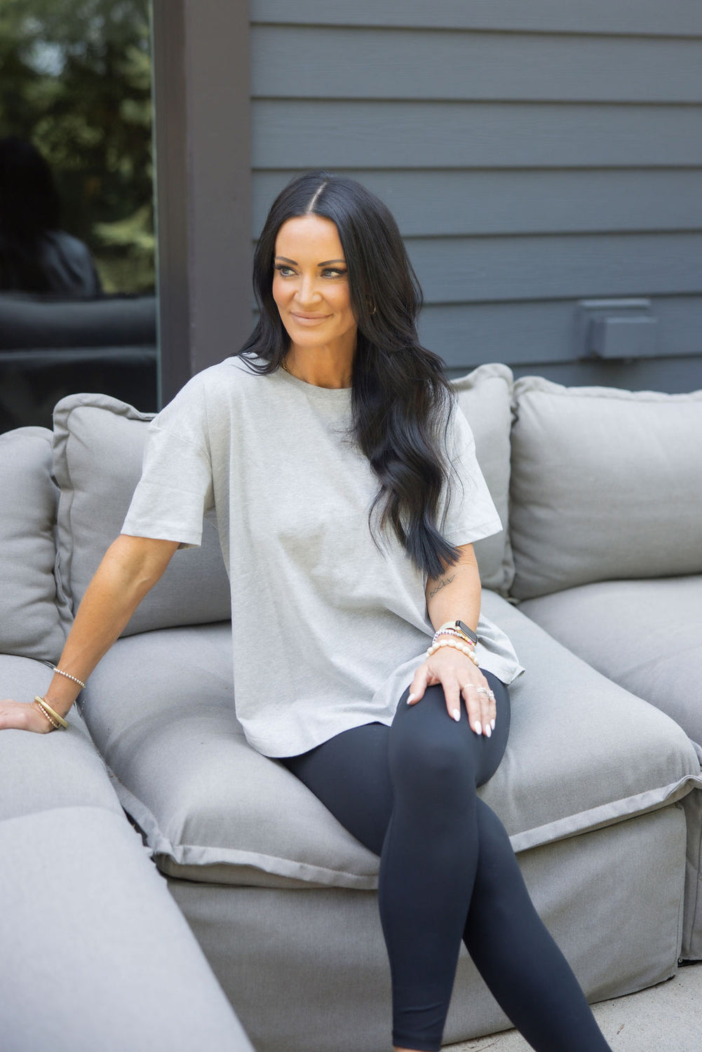 Veblen Oversized Tee by Lily & Lottie