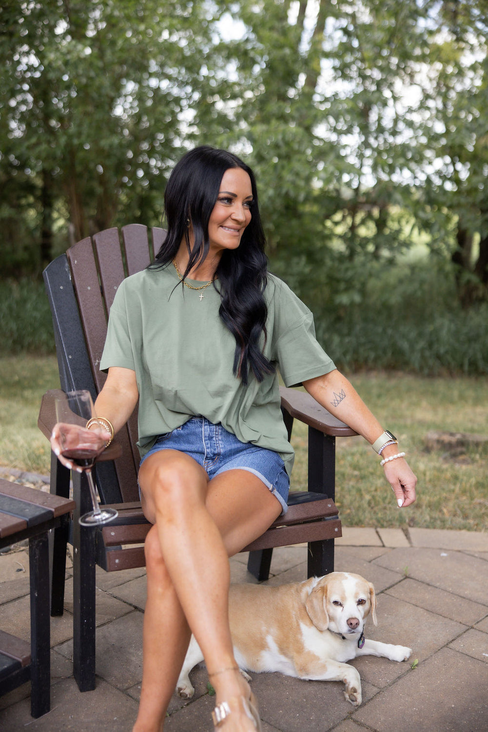 Veblen Oversized Tee by Lily & Lottie