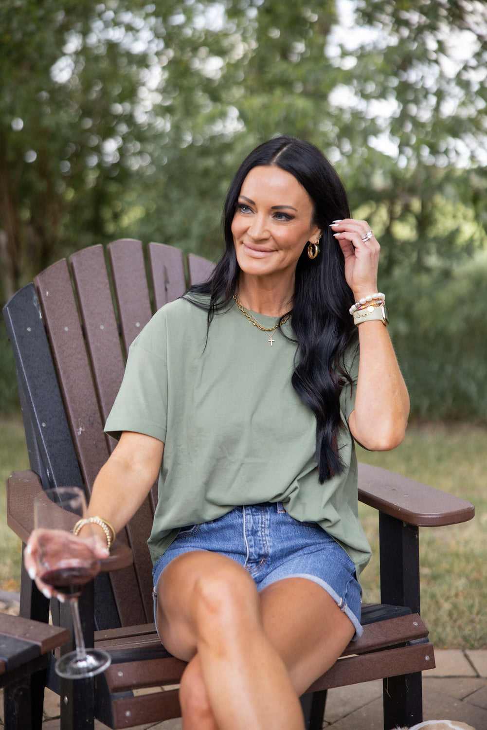 Veblen Oversized Tee by Lily & Lottie