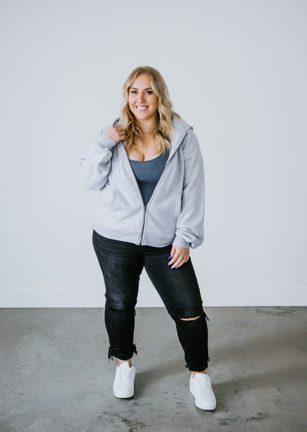 Gavin Full Zip Hoodie by Lily & Lottie