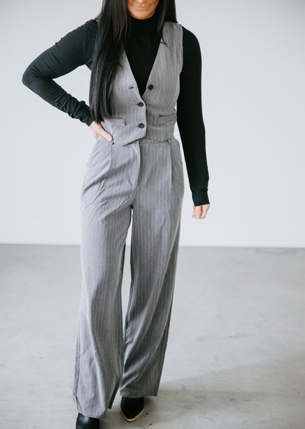 Trina Pinstripe Trousers