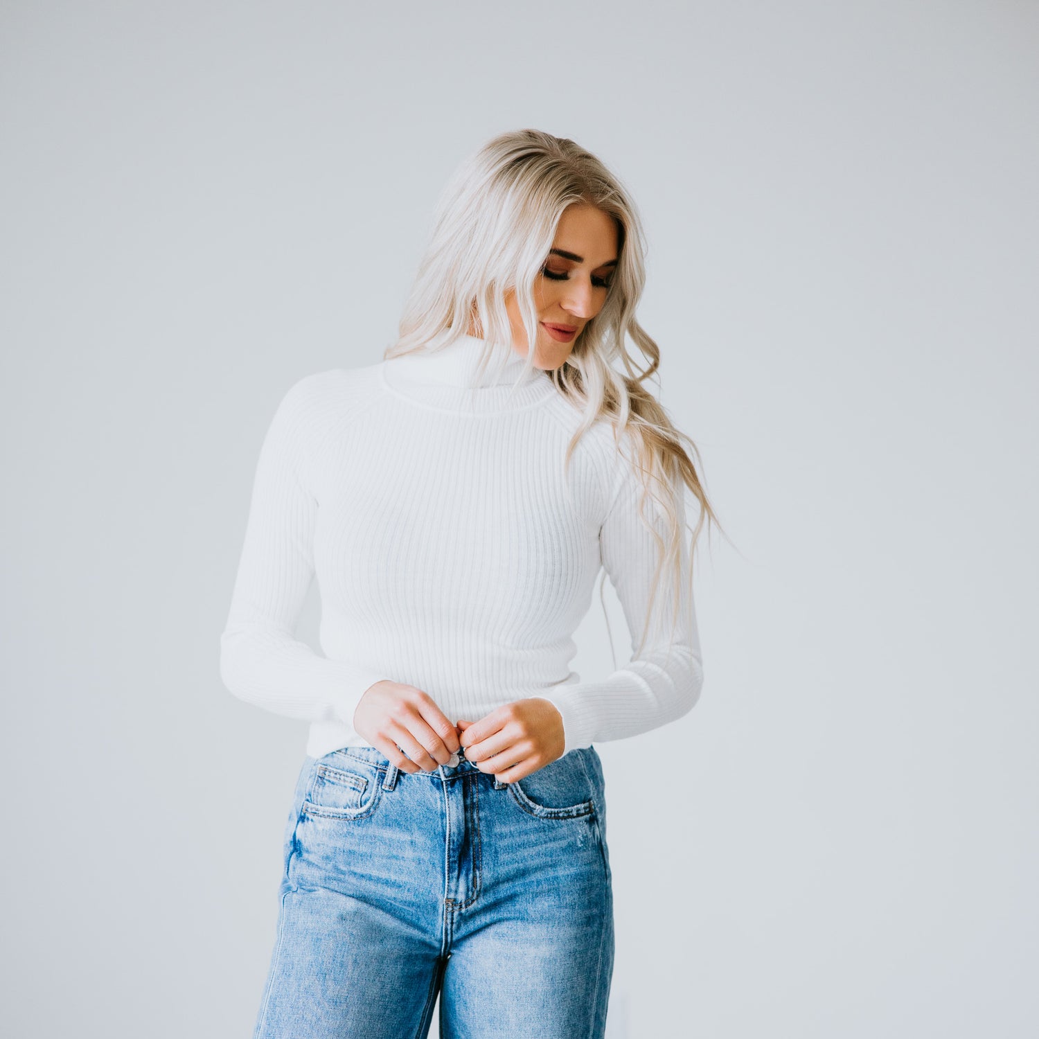 Lexia Ribbed Turtleneck Sweater