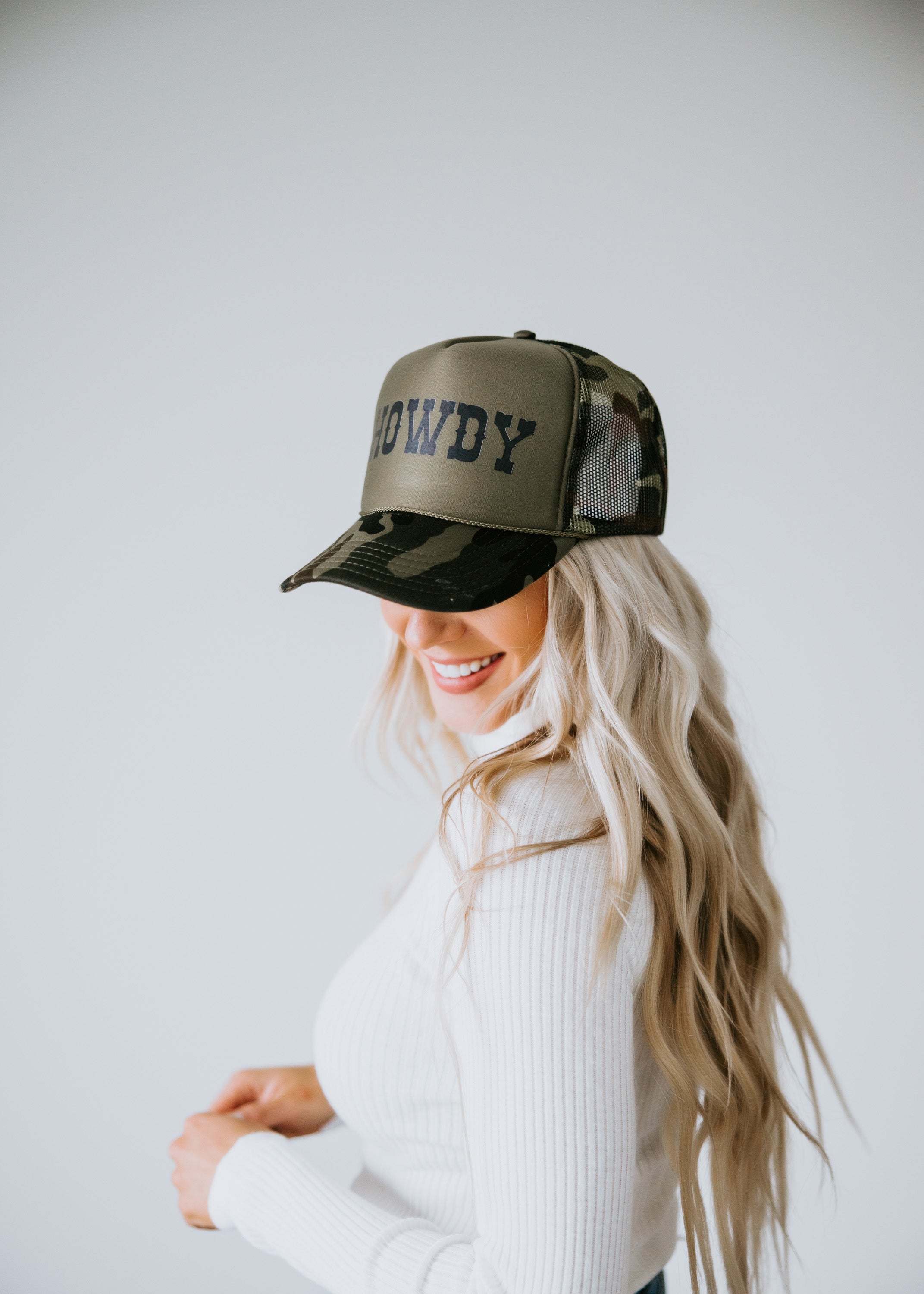 image of Howdy Camo Trucker Hat