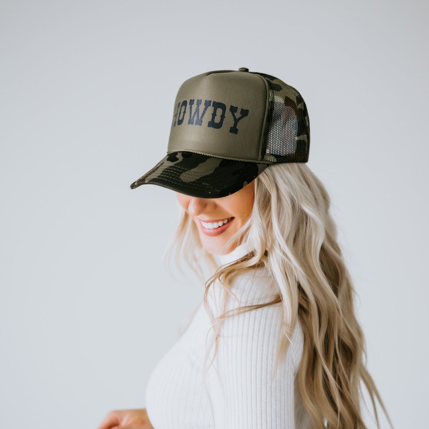 Howdy Camo Trucker Hat