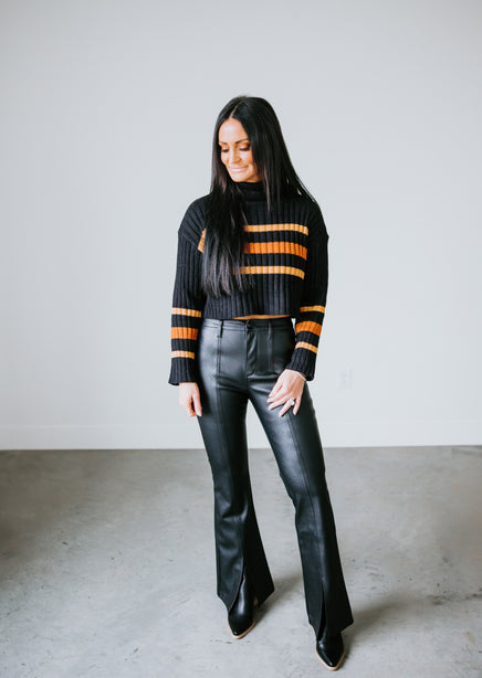 Mason Striped Turtleneck Sweater