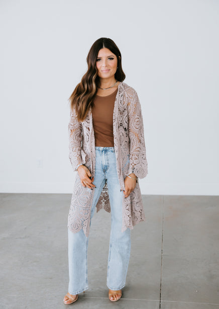 Cynda Crochet Cardigan