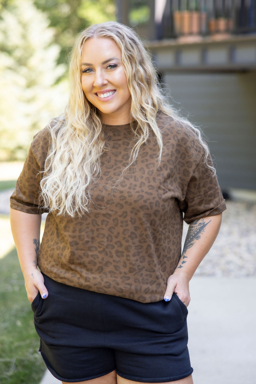 image of Leopard Tee by Chelsea DeBoer
