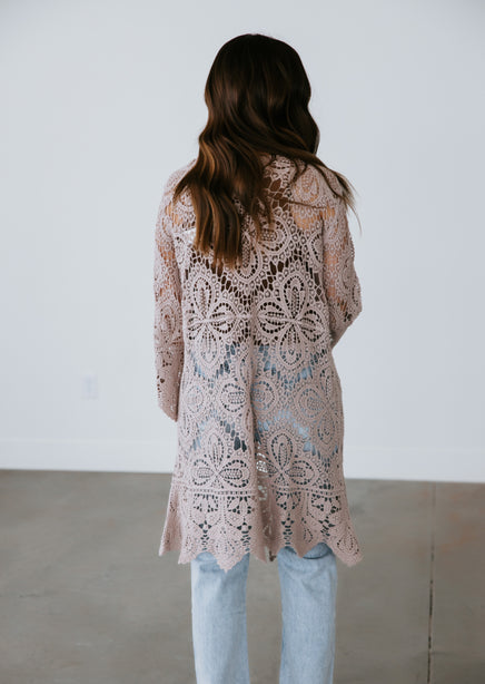 Cynda Crochet Cardigan