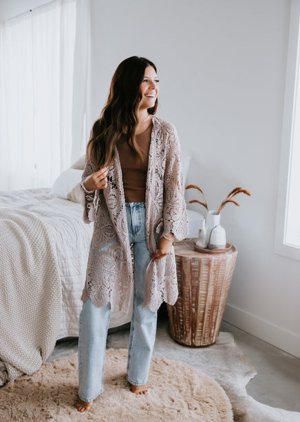 Cynda Crochet Cardigan