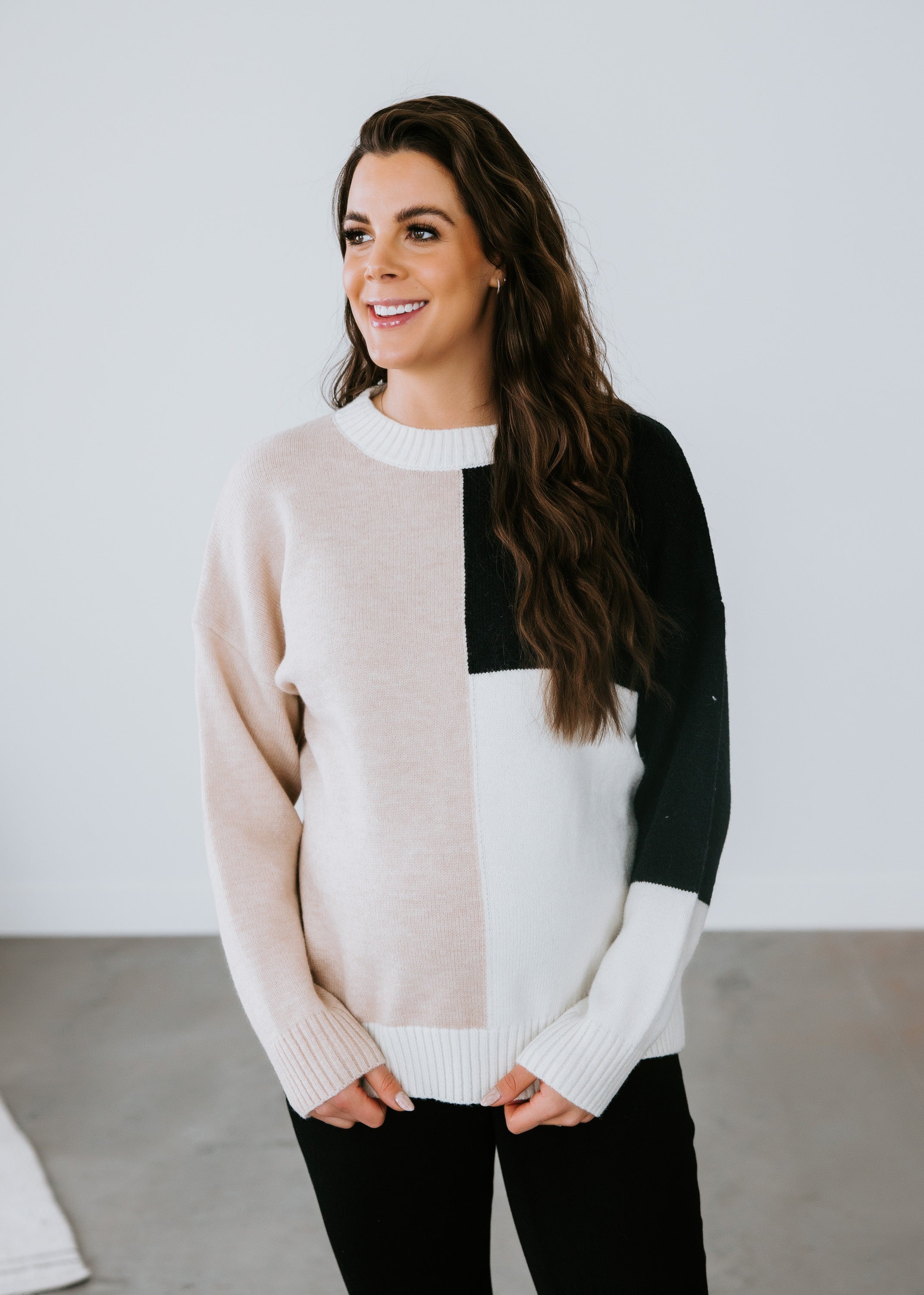 image of Bindie Colorblock Sweater