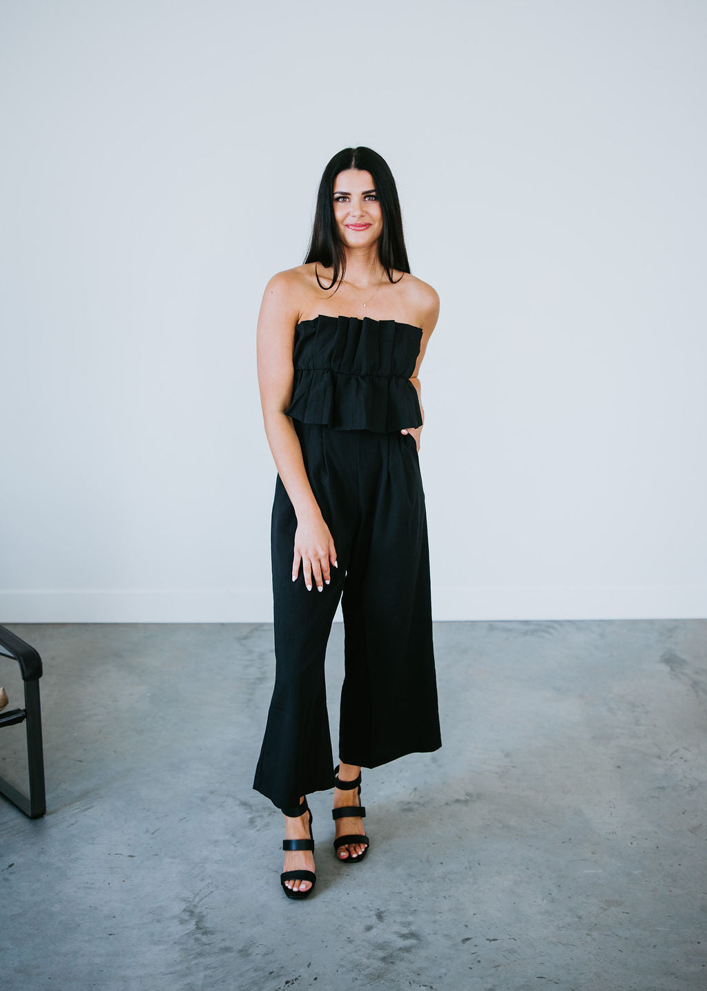 Evra Ruffle Jumpsuit