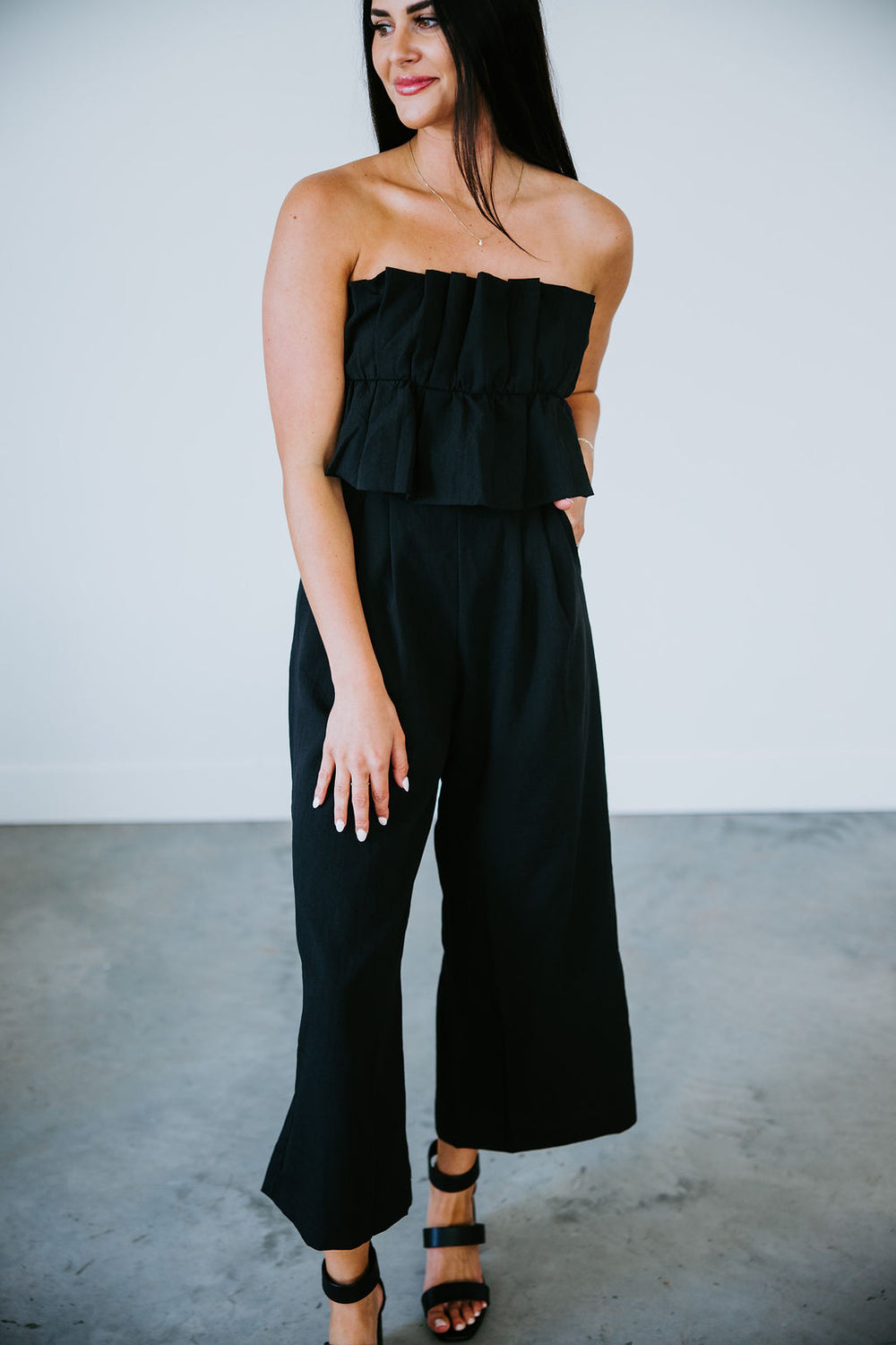 Evra Ruffle Jumpsuit