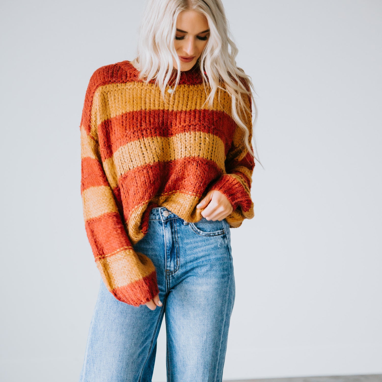 Lucy Oversized Striped Sweater