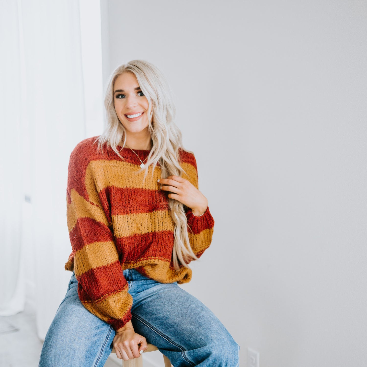 Lucy Oversized Striped Sweater