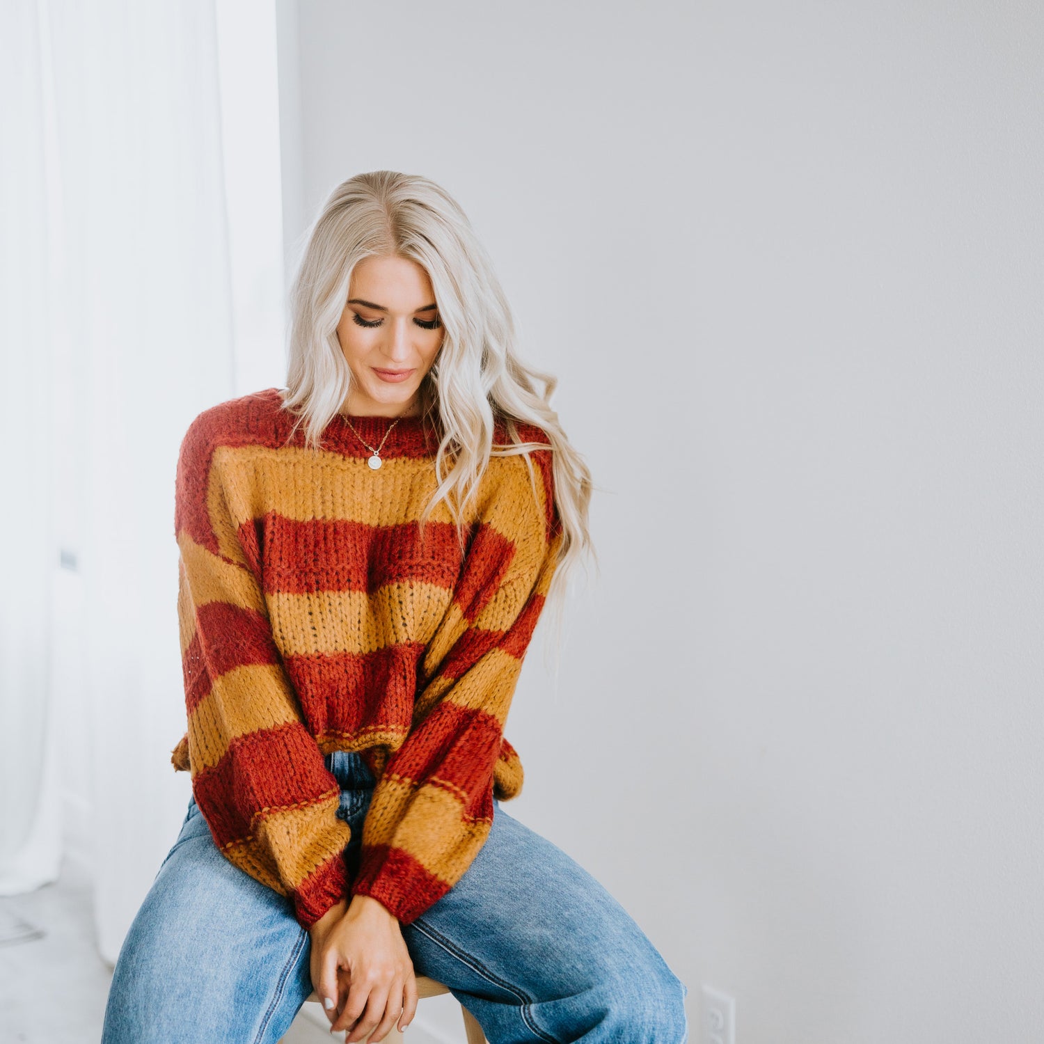 Lucy Oversized Striped Sweater