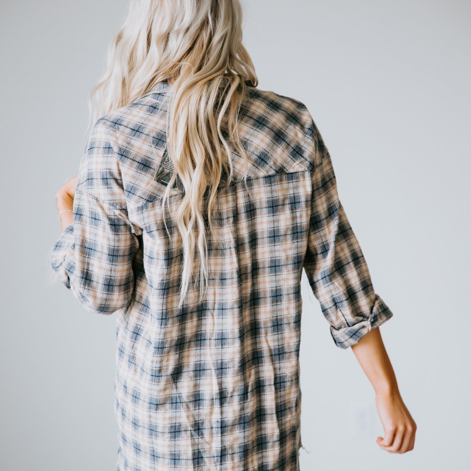 Ellison Plaid Shirt Dress