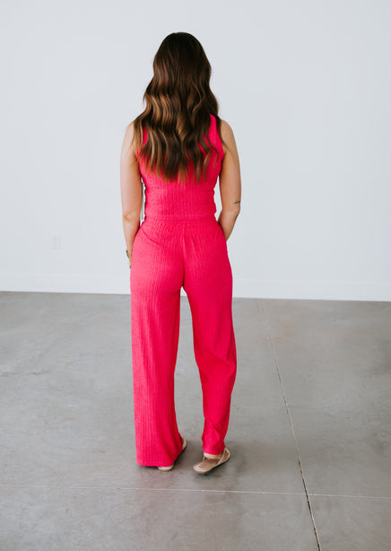 Neely Textured Pant Set