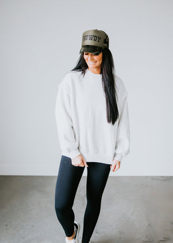 Tilly Oversized Terry Fleece Top