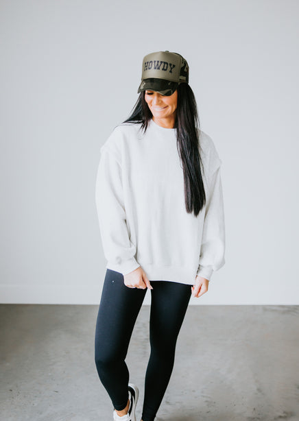 Tilly Oversized Terry Fleece Top