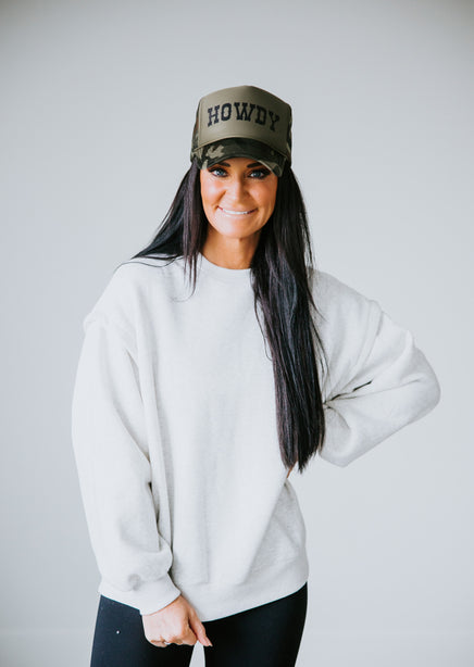 Tilly Oversized Terry Fleece Top