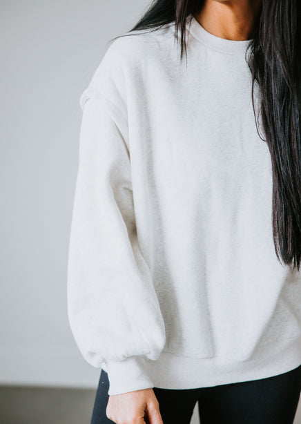 Tilly Oversized Terry Fleece Top