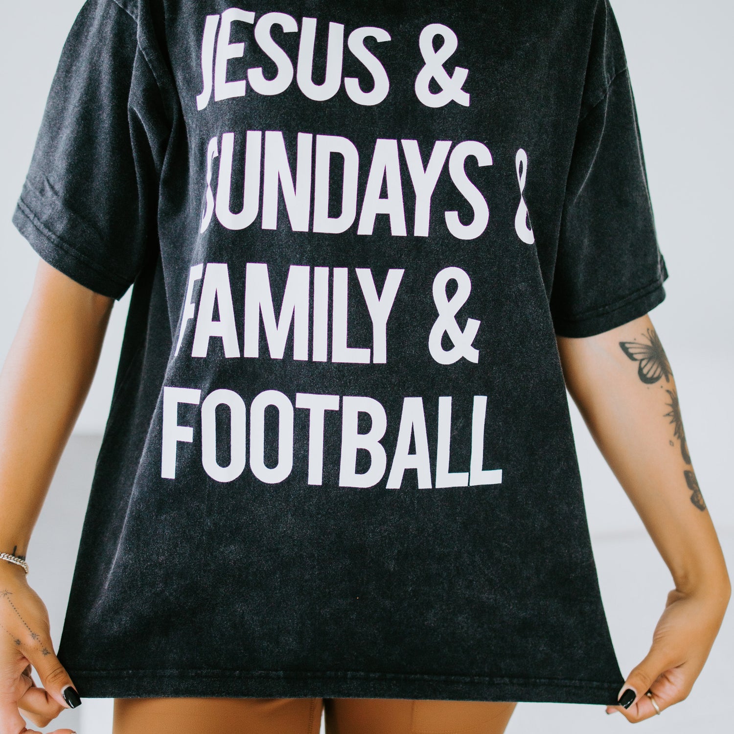 Family & Football Graphic Tee