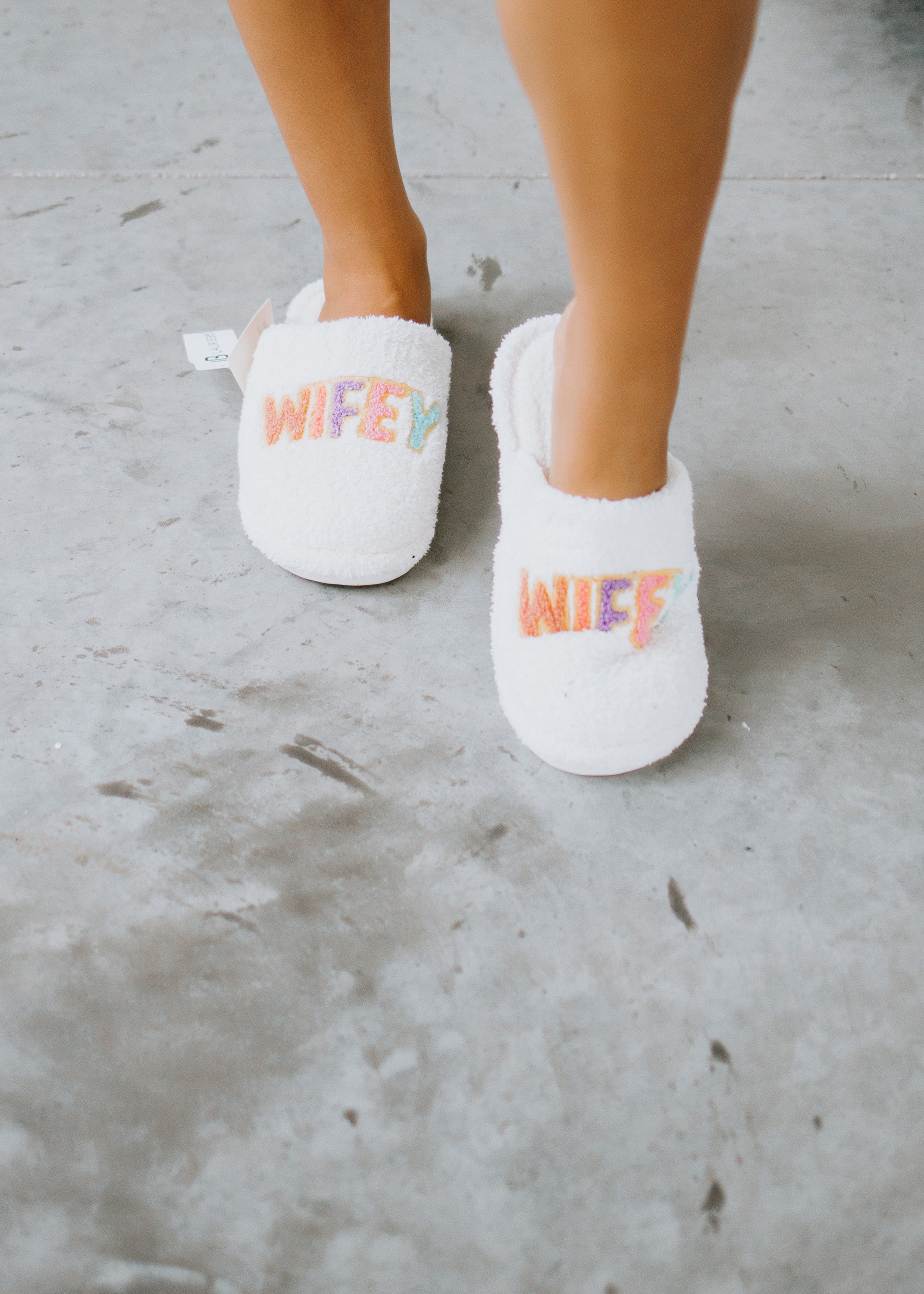 image of Wifey Lettered Slippers