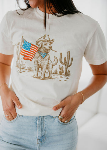 Patriotic Golden Graphic Tee