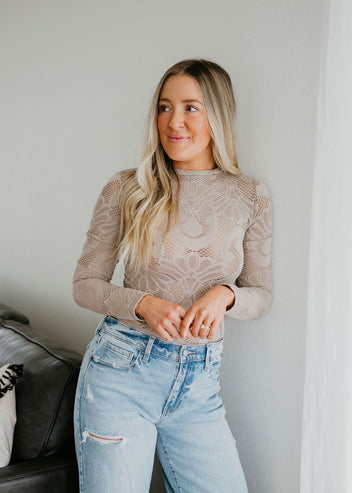 Rachelle Mesh Top