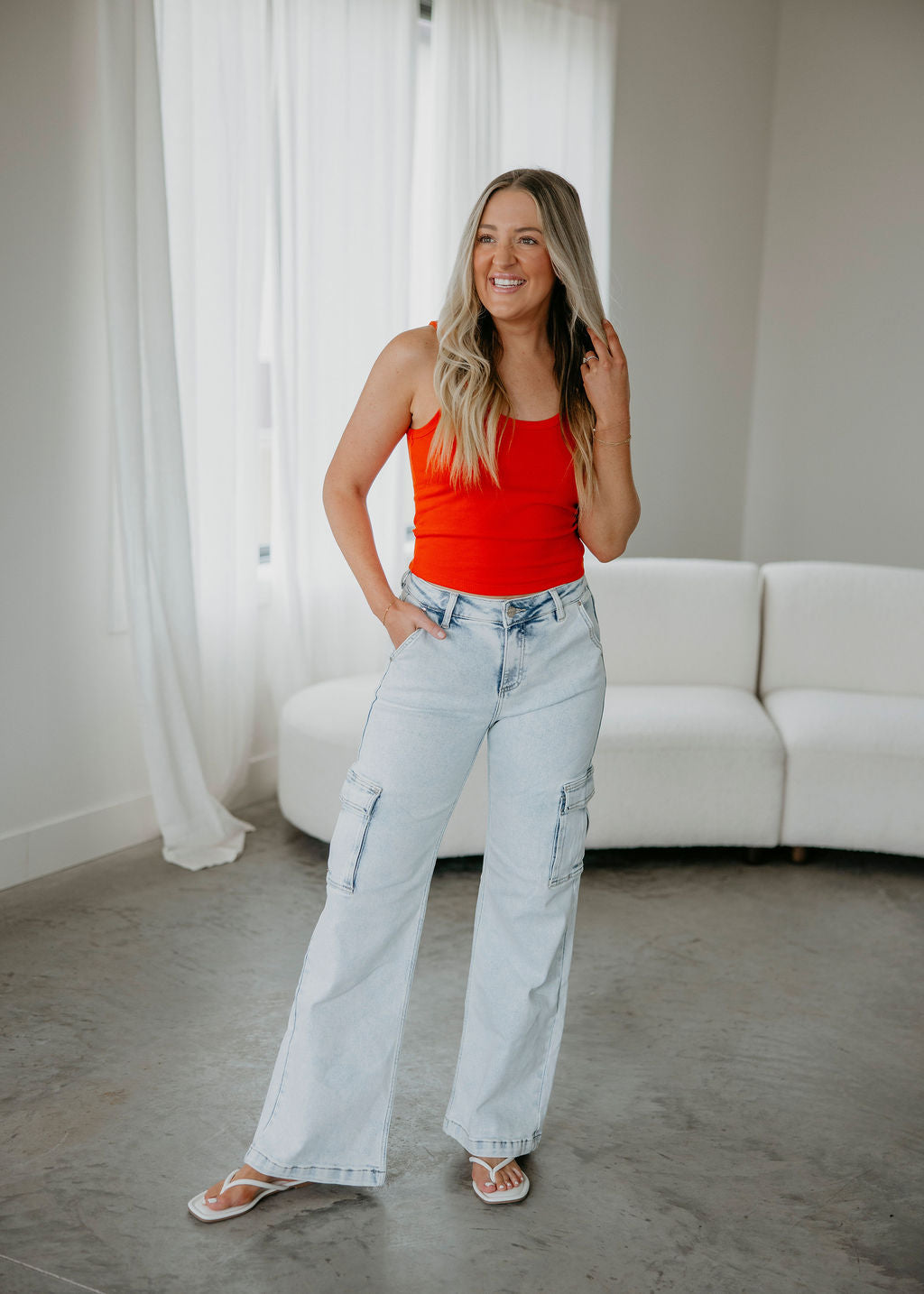 Marrin Denim Cargo Pants