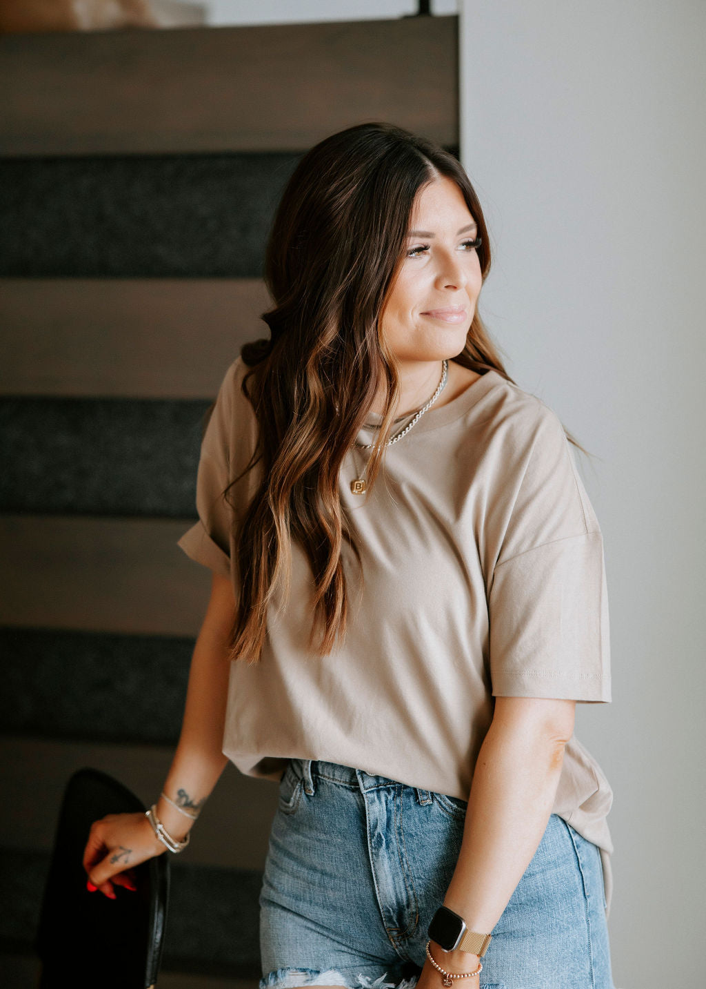 Veblen Oversized Tee by Lily & Lottie