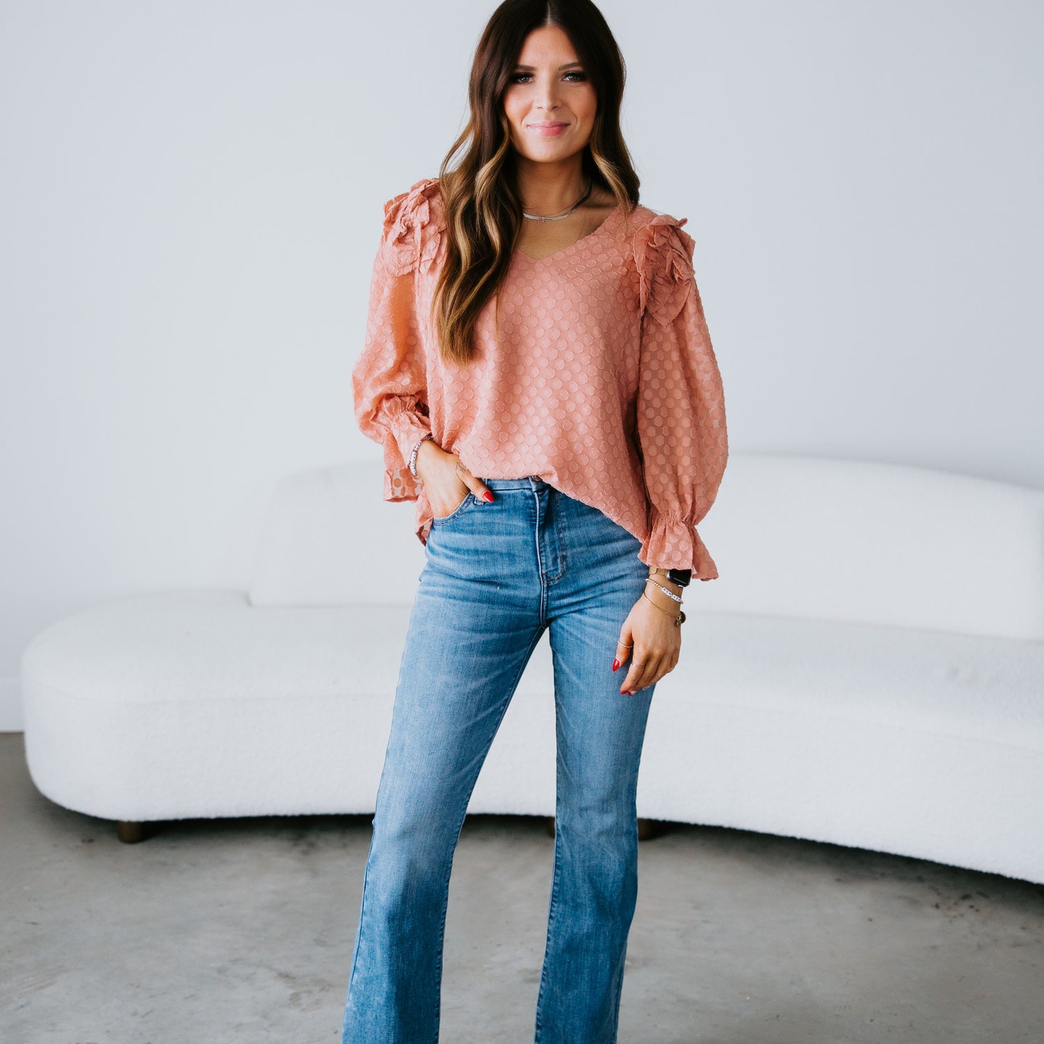 Ayla Ruffled Blouse