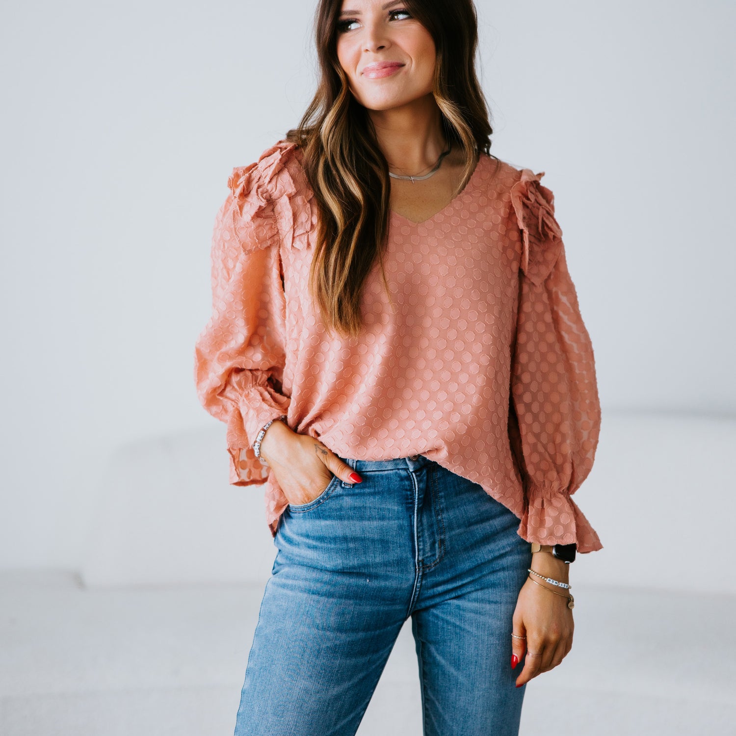 Ayla Ruffled Blouse