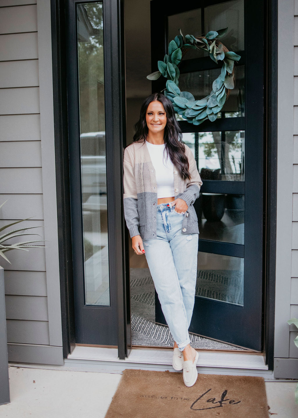 Tulia Braided Knit Cardigan