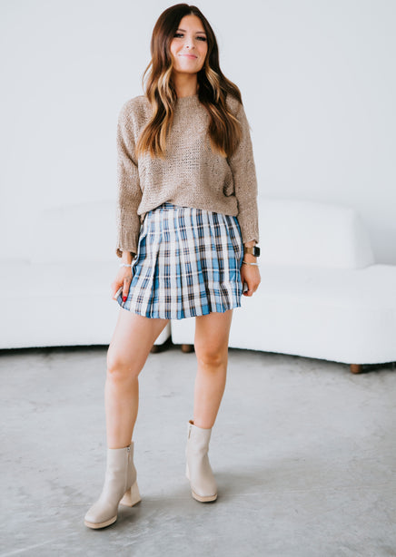 Harper Plaid Mini Skirt