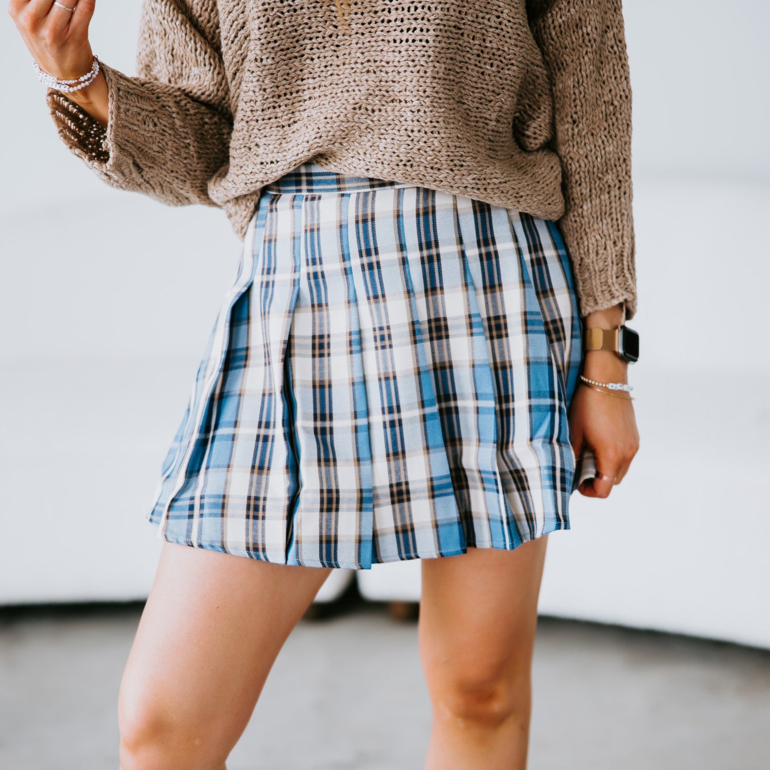 Harper Plaid Mini Skirt