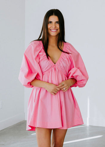 Jennie Poplin Mini Dress