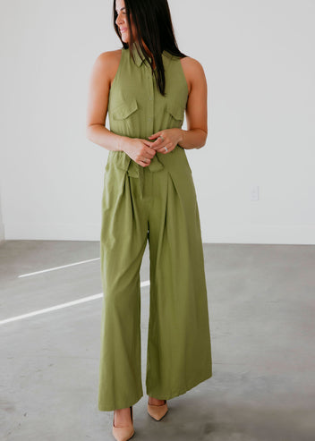 Rachael Belted Jumpsuit