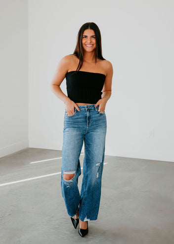 Eloise Ribbed Tube Top