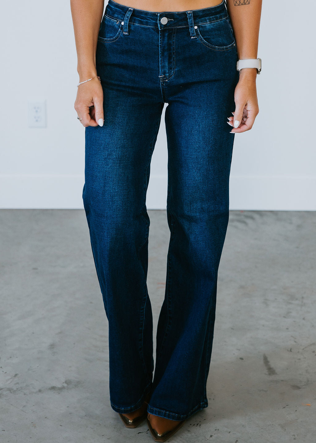 Iduna - High-Waist Wide-Leg Jeans