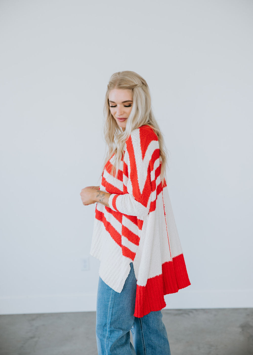 Elodie Striped Cardigan